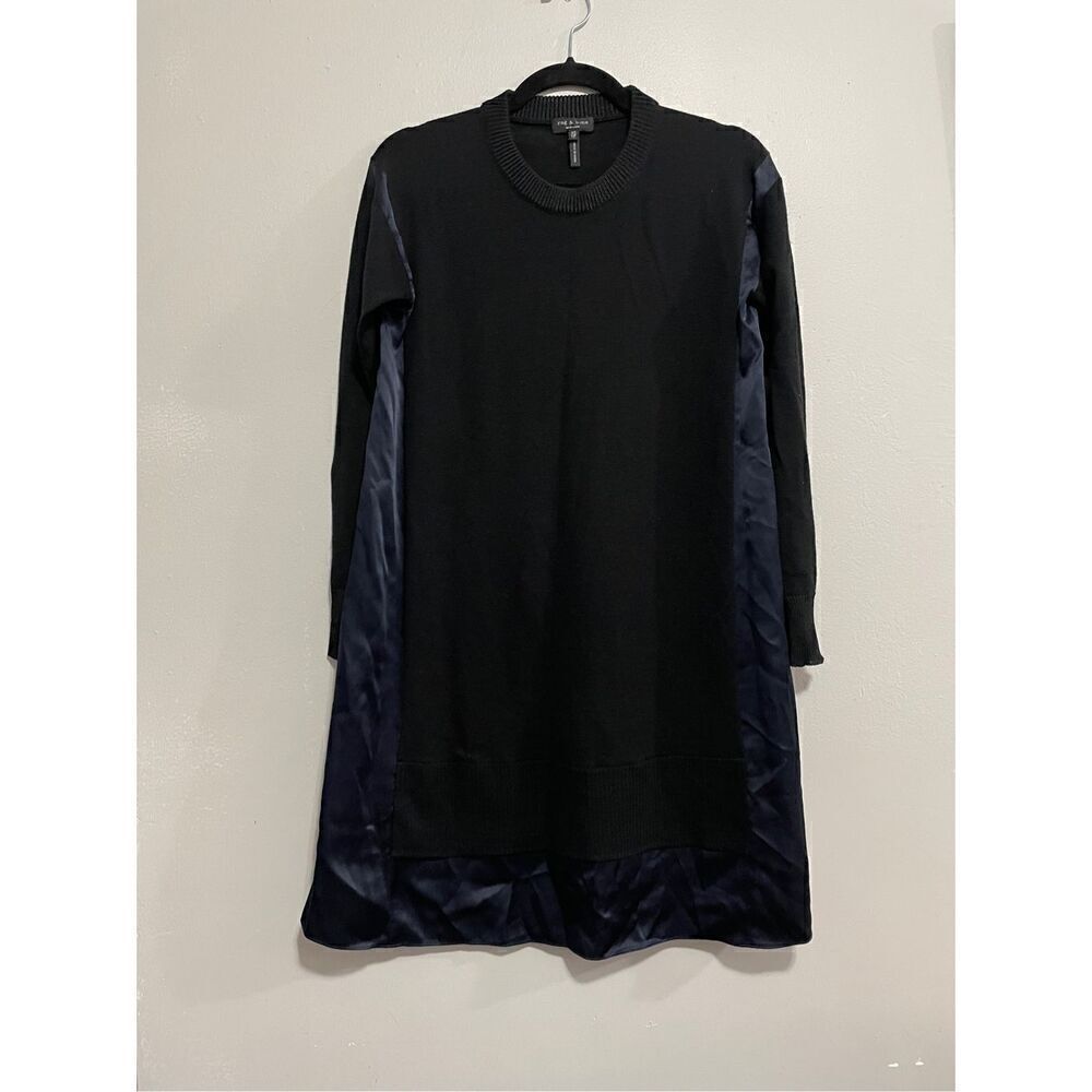 rag & bone sadie crewneck wool blend sweater dress size xs